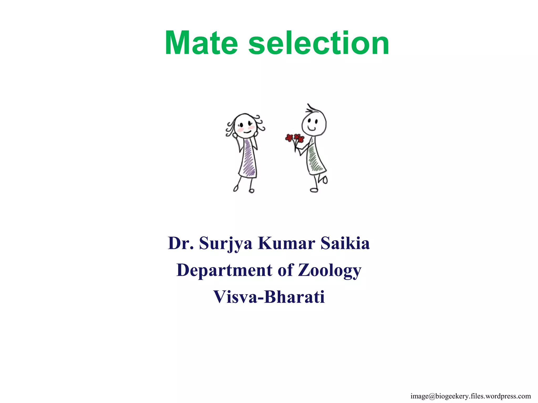 Mate selection (Mating systems)