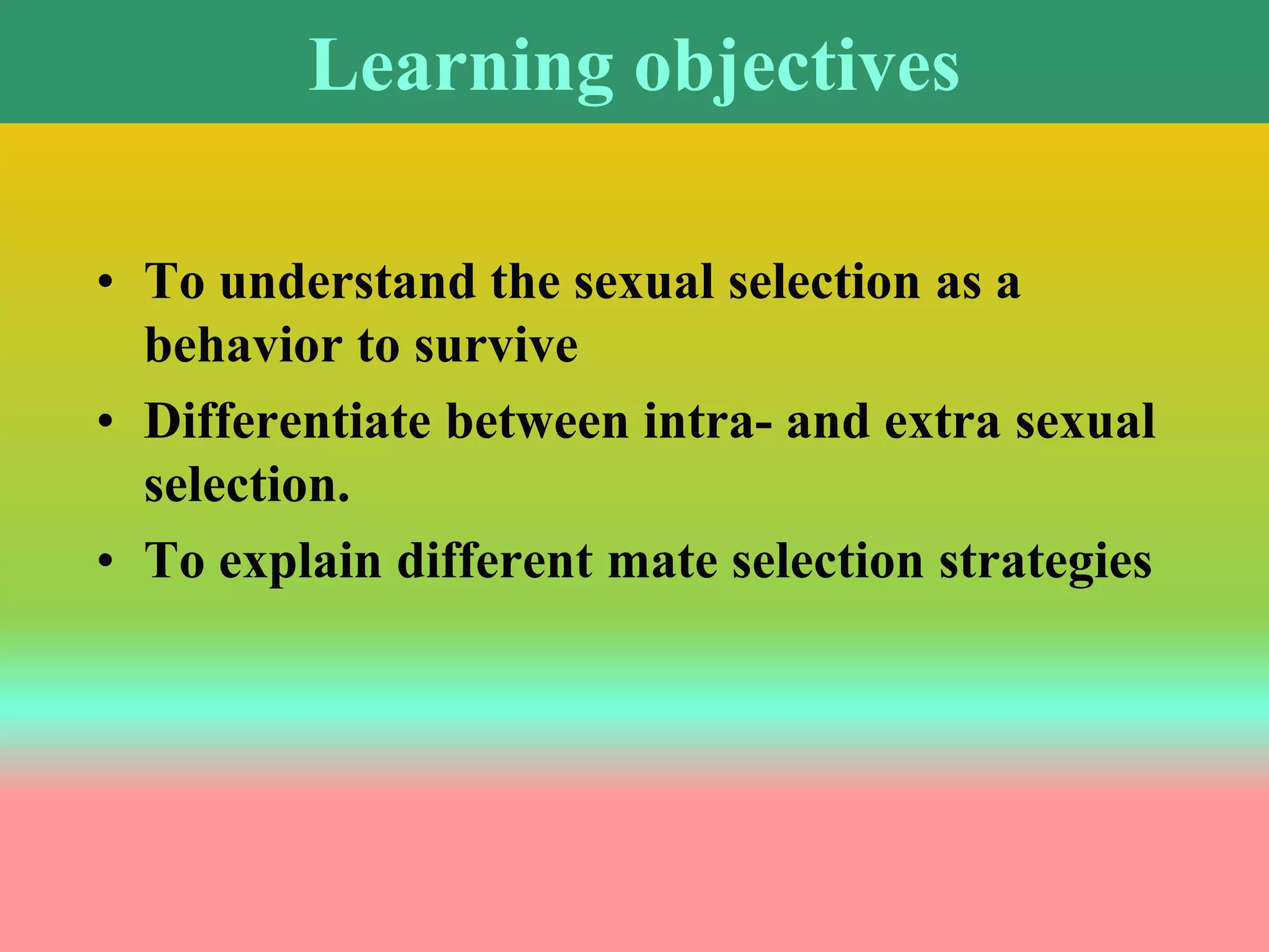 Mate selection (Mating systems)