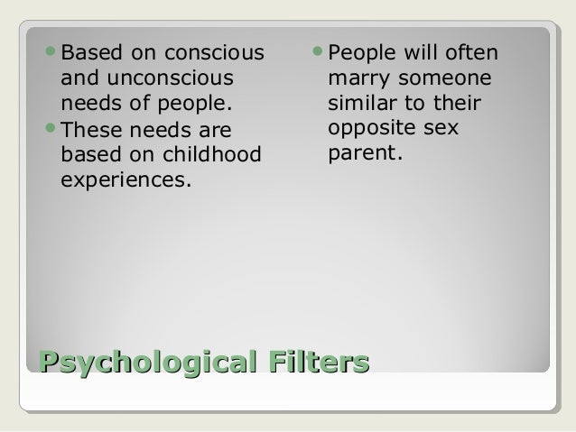 Mate Selection Power Point