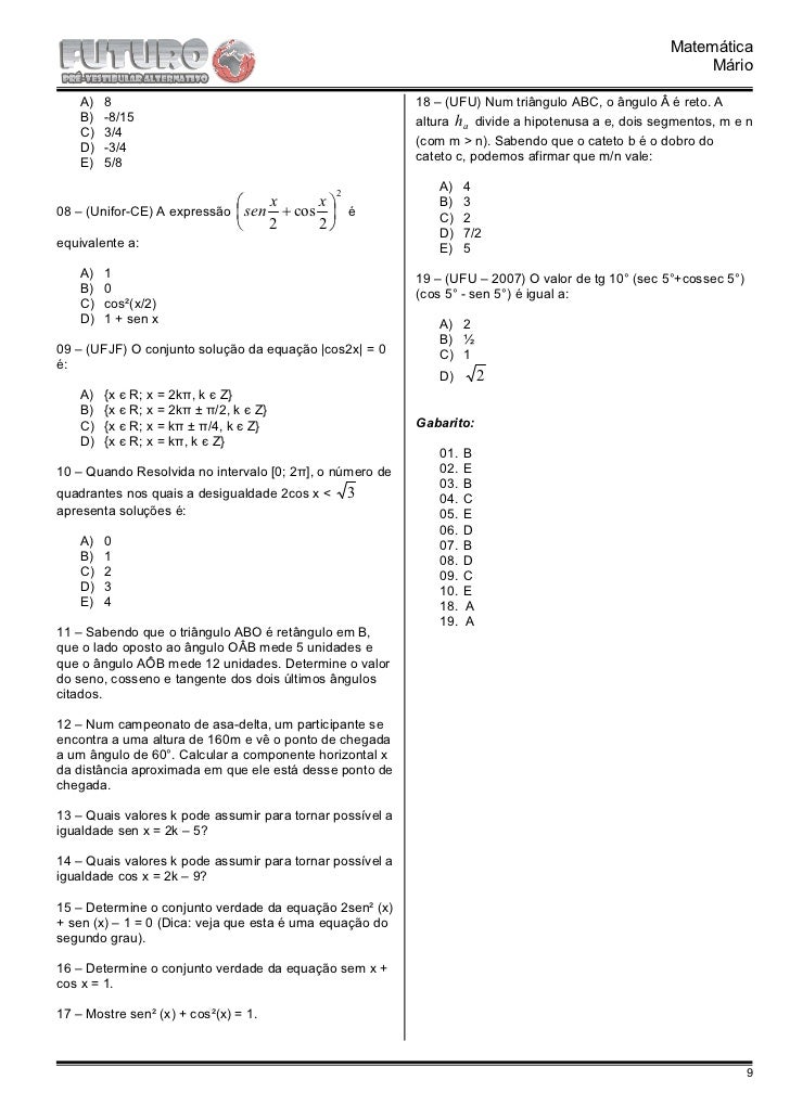 Mat Estudo Das Matrizes