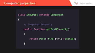 Computed properties
 