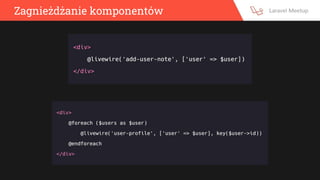 Zagnieżdżanie komponentów
 
