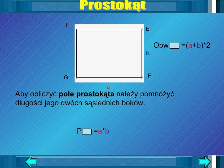 Pola I Obwody Figur Płaskich Sprawdzian Klasa 6 Pola i obwody figur płaskich