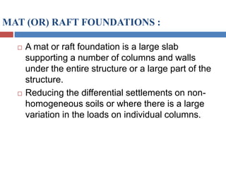 Mat foundation | PPTX