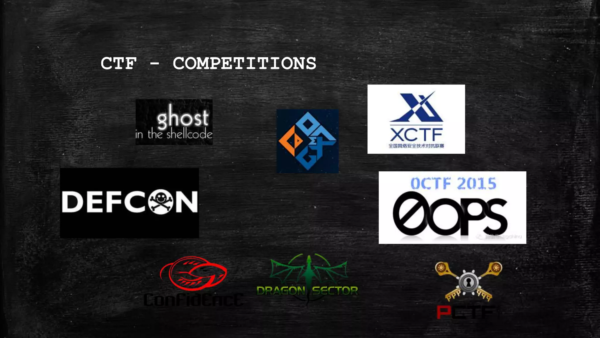 CTF - COMPETITIONS
 