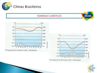 DOMÍNIOS CLIMÁTICOS
 