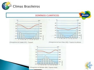 DOMÍNIOS CLIMÁTICOS
 