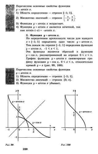 Алгебра и начала анализа.Учебник для 10-11 кл Алимов, Колягин