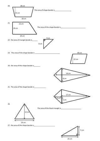 Soal Matematika Bangun Datar Sd Kelas 5