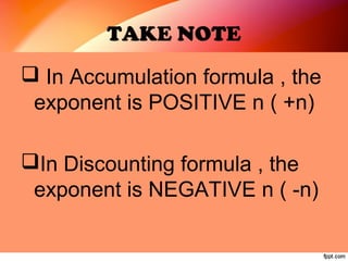Accumulation of Money | PPT