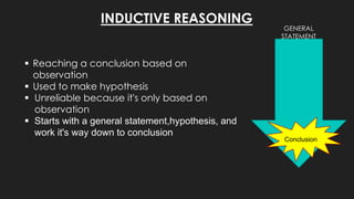 Inductive and Deductive Reasoning | PPTX