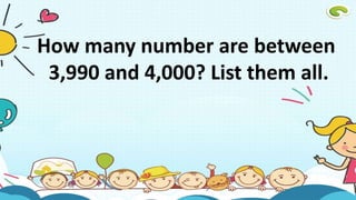 Writing Numbers Before, After and Between | PPTX