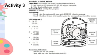 MATHEMATICS GRADE LEVEL LESSON WITH ACTI | PPTX