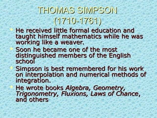 Fundamental Principles of Mathematics in 18th century | PPT