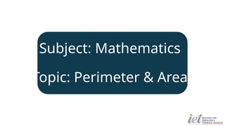 Comprehensive Guide to Perimeter and Area Calculations in Mathematics ...