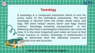 Math-802_Group-1_LOGIC final.ppt logicx | PPTX