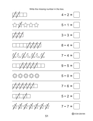 51
Write the missing number in the box.
4 2
5 1
3 3
8 4
7 4
9 5
5 0
7 6
5 2
7 7
VCM-GM-NNc
 
