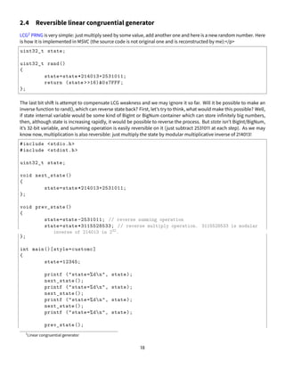 Simple Lcg Math for programmers | PDF