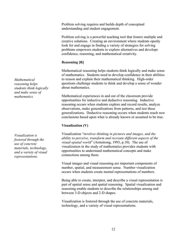 Math Curriculum Grade 1