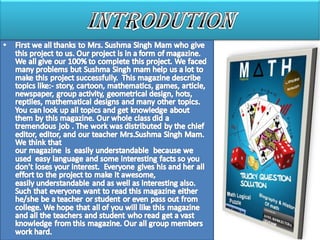 Group Project For Math Math magazine group project | PDF