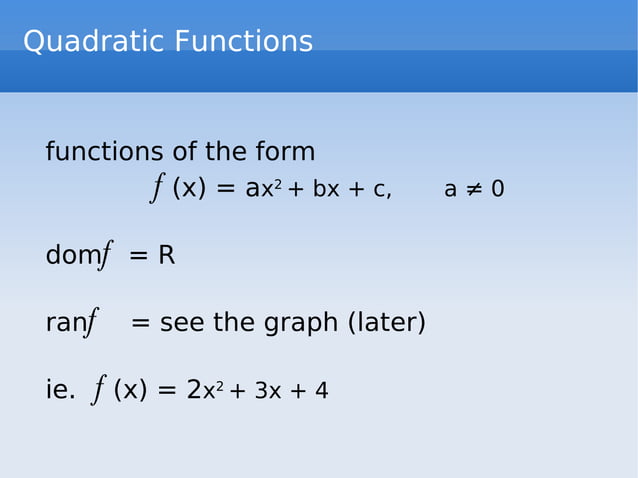 Math - Operations on Functions, Kinds of Functions | PPT