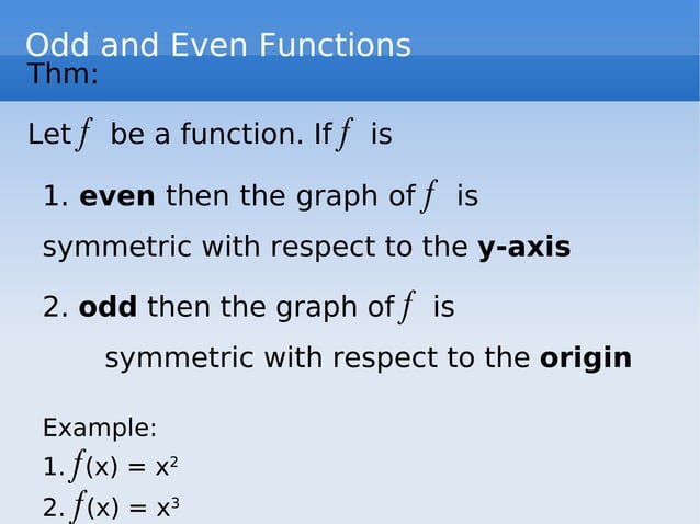 Math - Operations on Functions, Kinds of Functions | PPT