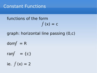 Math - Operations on Functions, Kinds of Functions | PPT