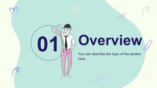 Overview
01 You can describe the topic of the section
here
 