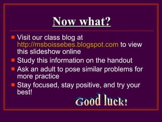 Math-Unit 7 Review | PPT