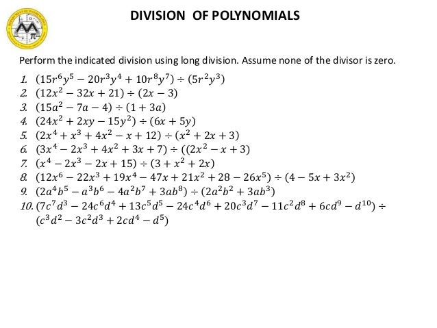 All Worksheets \u00bb Long Division Polynomials Worksheets  Printable Worksheets Guide for Children 