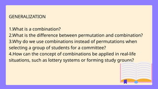 Understanding Combinations: Concepts, Examples, and Real-Life ...