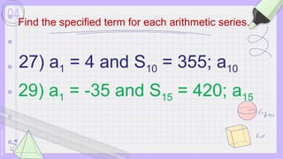 Mathematics 10. Topic: Arithmetic Series.pptx