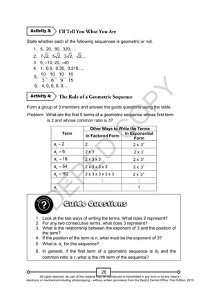 Mathematics 10 Learning Modules Quarter 1 | PDF