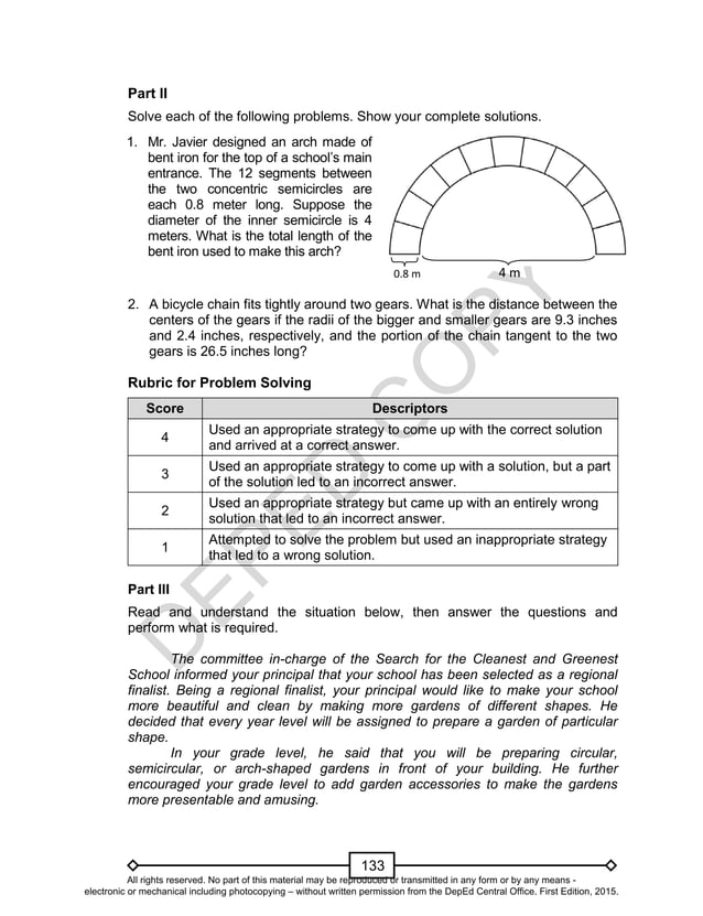 Mathematics 10 Learning Modules Quarter 2