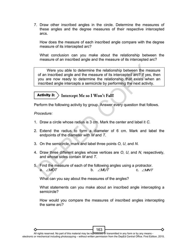 Mathematics 10 Learning Modules Quarter 2