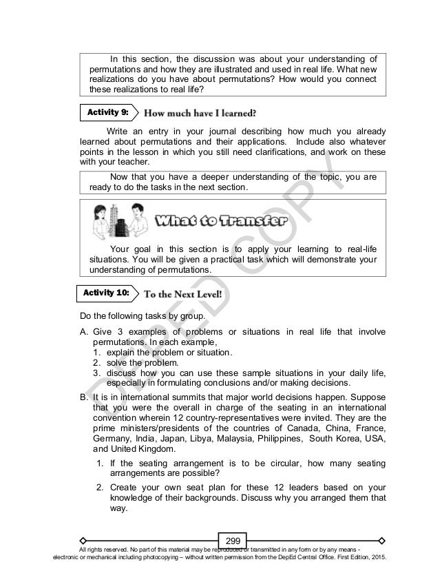 Mathematics 10 Learning Modules Quarter 3