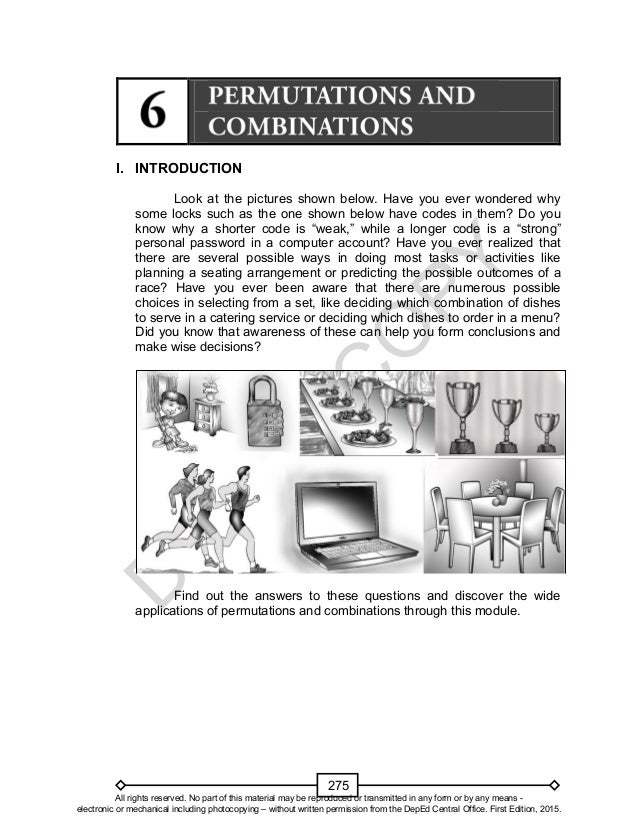 Mathematics 10 Learning Modules Quarter 3