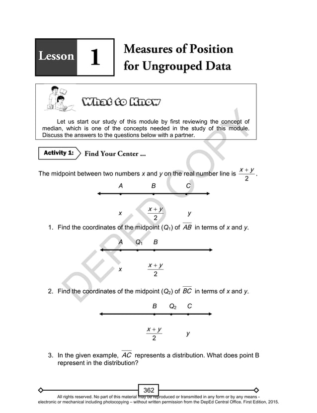 Mathematics 10 Learner’s Material Unit 4