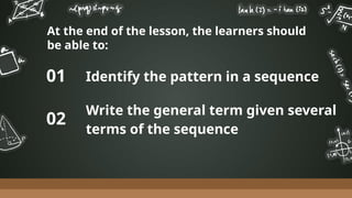 Math10 Quarter 1 Wk1 Generating Patterns | PPTX