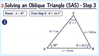 Comprehensive Guide to Solving Oblique Triangles Using the Law of ...