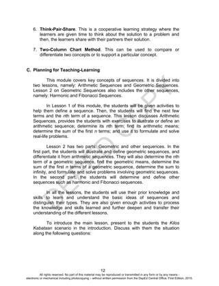 Math10 tg u1 | PDF