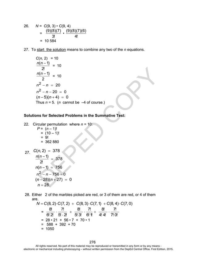 Math10 teaching guide unit 3