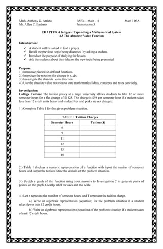 Math 116 pres. 3 | PDF