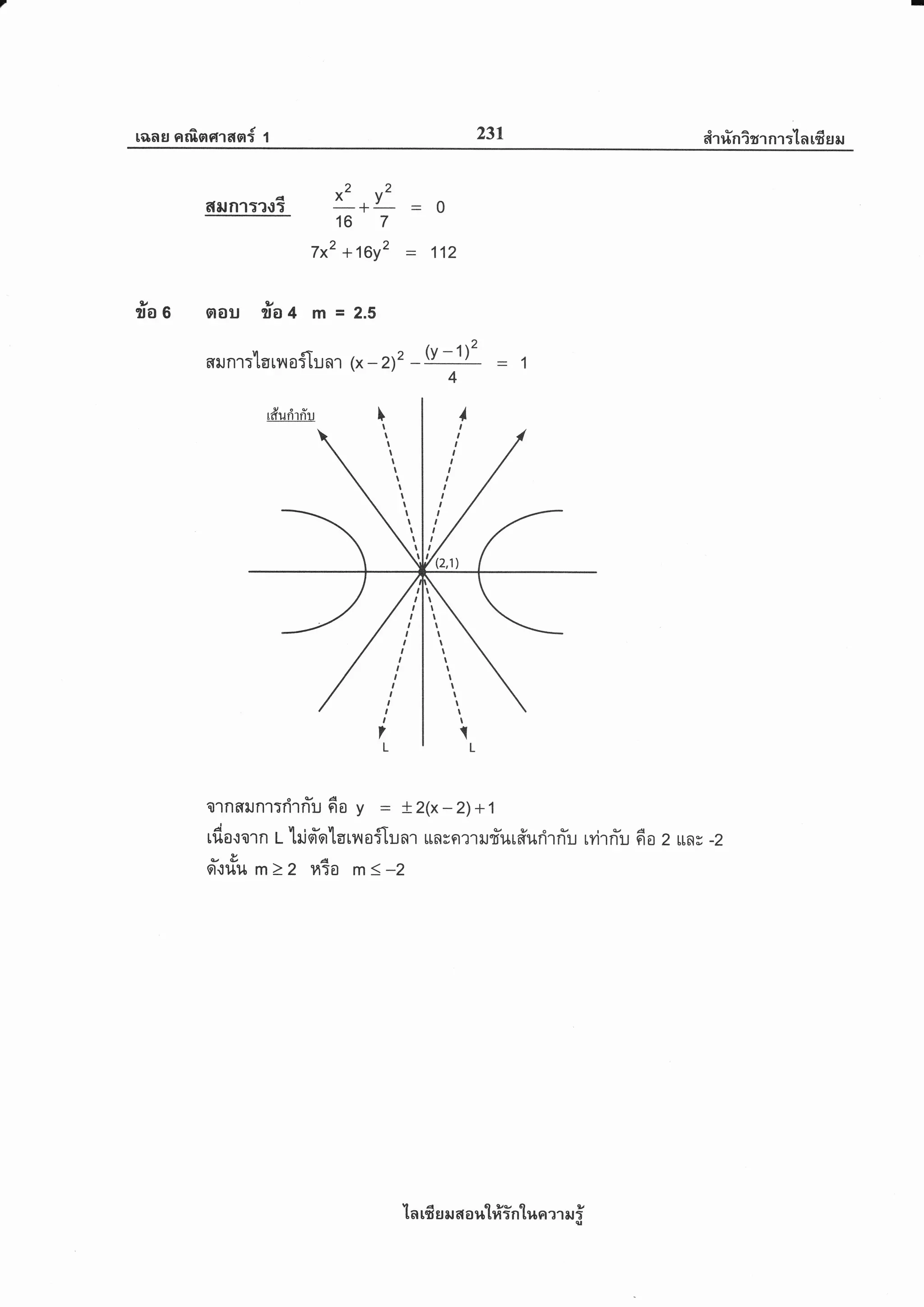 rerns errfiodran{ 1 231 iirrinirrnr:'tarfrsil
froe
-A
6tr,In1:?07
*2 u2
J-t : 0
16 7
7x2 +16y2 - 112
gtou ilal m = 2.5
nilnlrlarr{oflunr (x - z)2 -(y -1)2 = 1
4
olncrilnlTri'rrfu 6o y = + 2(x- 2) +1
^J
tl.to.,lotn L lilqlortaul r ofTu nl unsn?'r rufur#uri'rri'u uvirrYu
e.. &
ol.,rriu m>2 Hto m<-2
ln rfr e, il a a %'[#in'Lr,rn er eu i
A
9t0 2 LLny -2
 