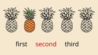 Grade 1- Ordinal Number- First to Tenth | PPTX