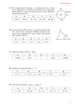 α α
α αα α
' '' ' '
  
5
www.osvita.ua
 