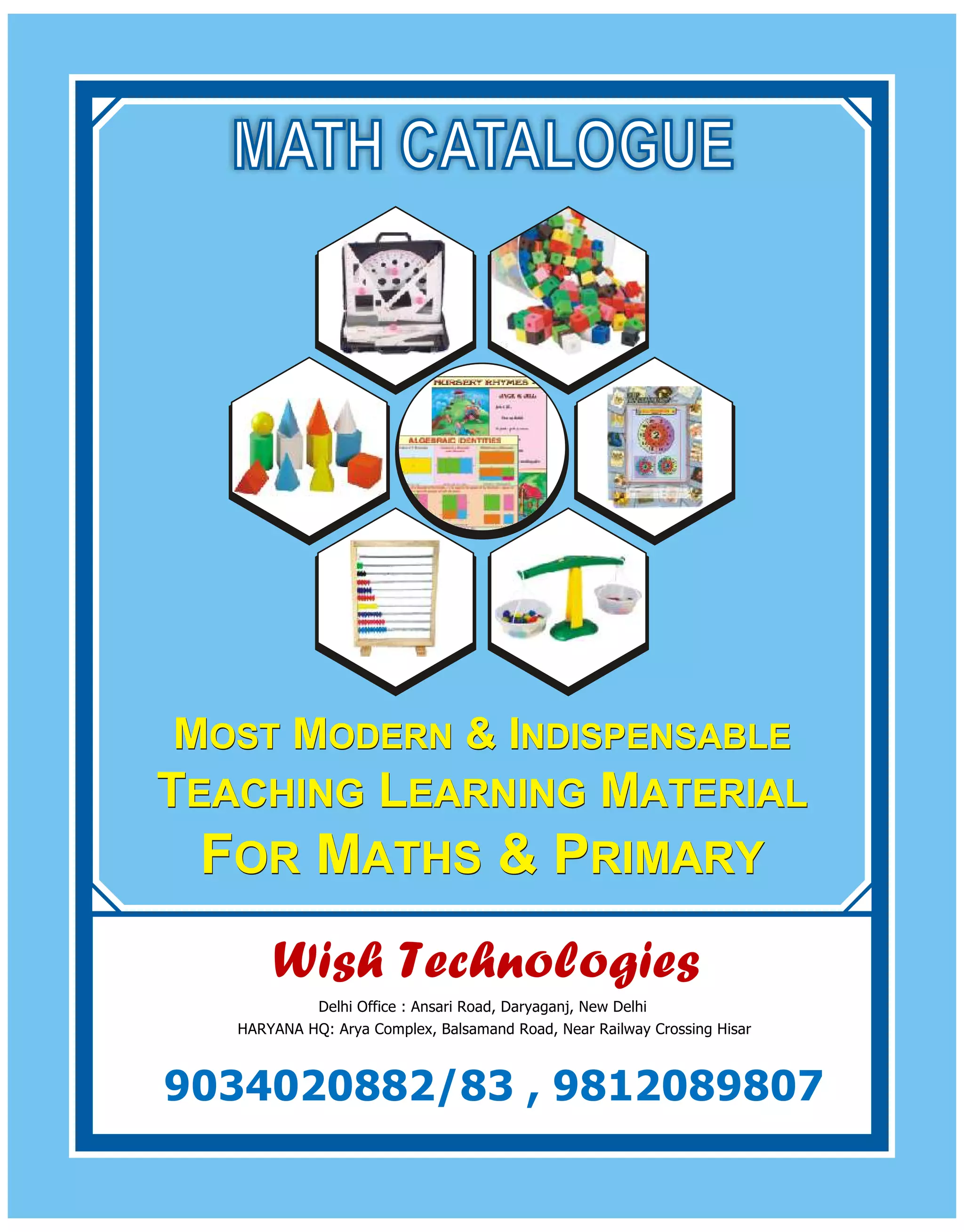 Math Catalog Scientific Instrument School Math Lab Manufacturer PDF