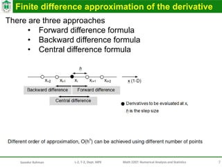 Derative Statistics Math 2207_Lecture - 9.pdf(Numerical Analysis | PDF