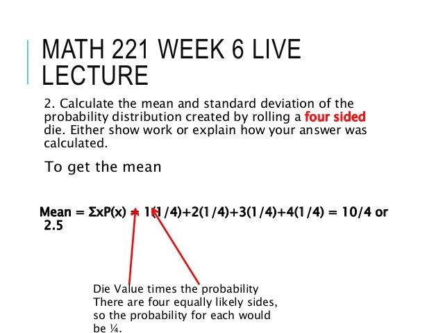 Math 221 week 6 lecture april 2015