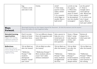 Comprehensive Grade 2 Math Lesson on Circles and Composite Figures | DOCX
